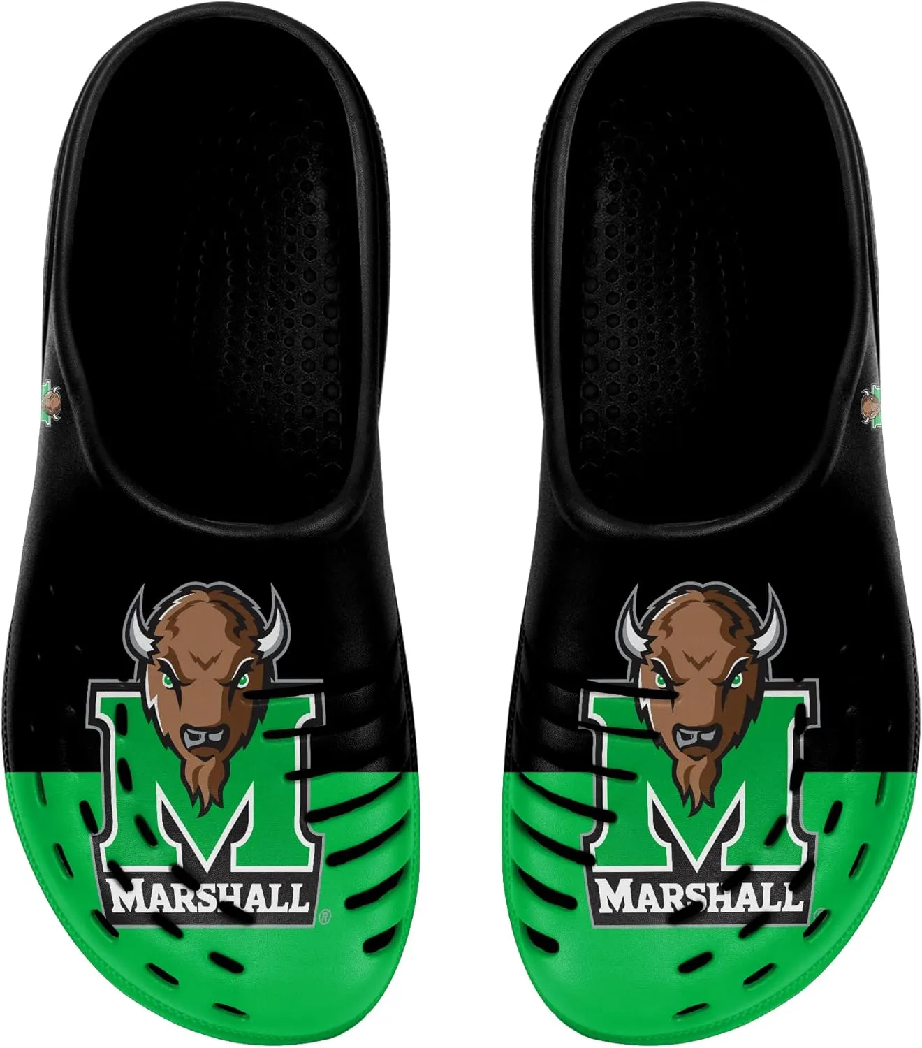 FOCO Men's NCAA Colorblock Big Logo Clog