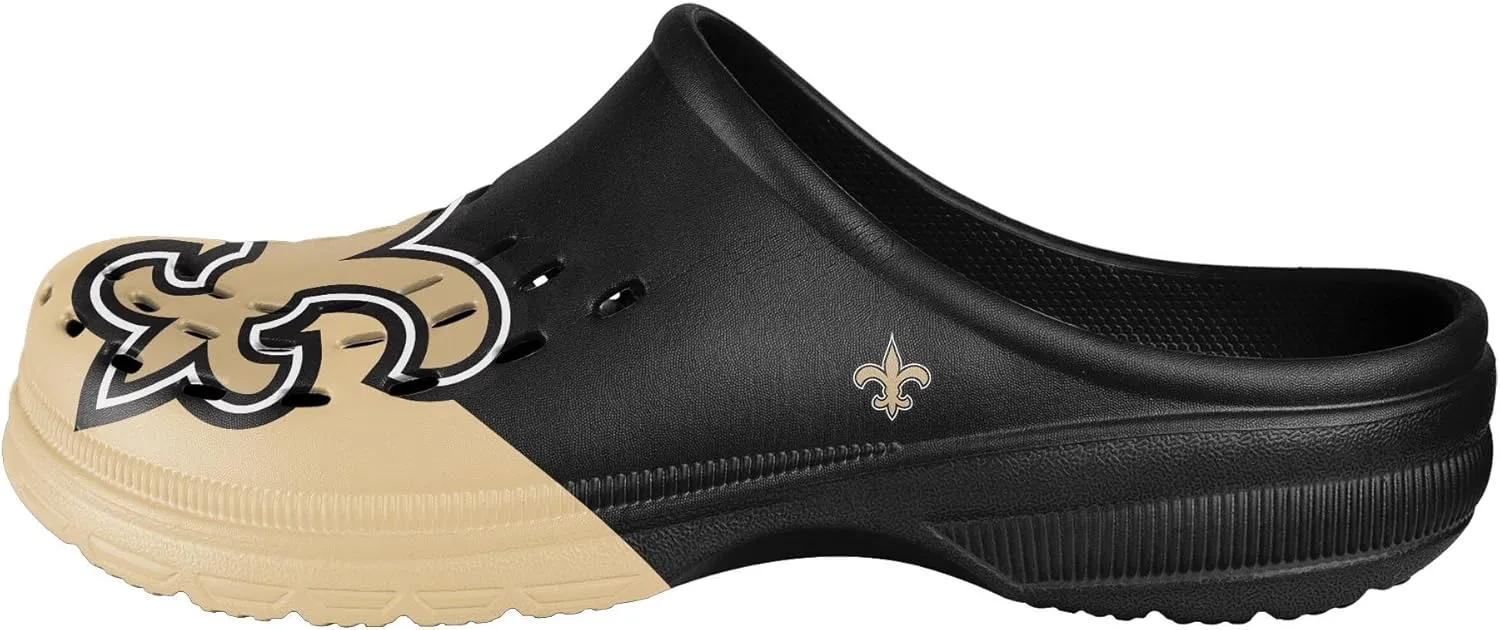 FOCO Men's NFL Team Logo Garden Water Sandals Shoes Slipper Clogs