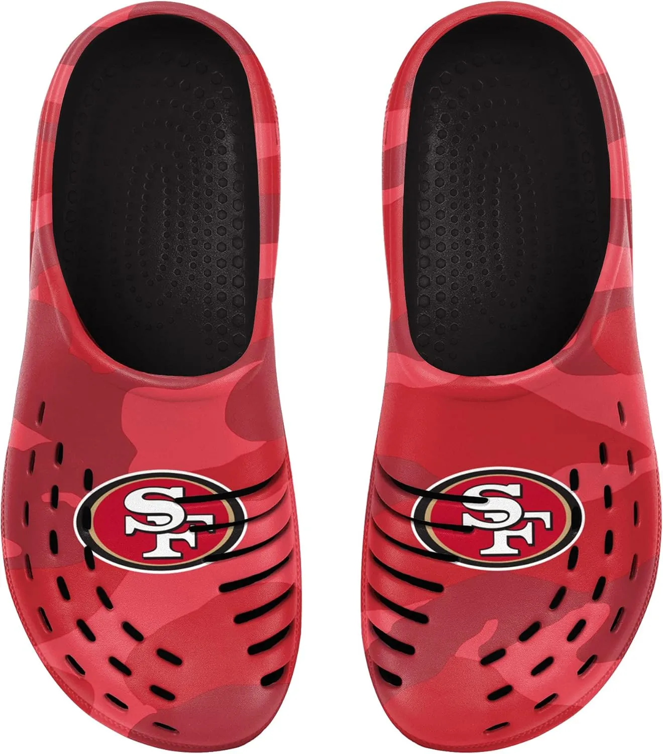 FOCO Men's NFL Team Logo Garden Water Sandals Shoes Slipper Clogs