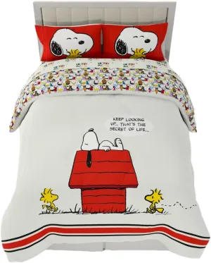 Franco Peanuts Charlie Brown & Snoopy Classic Pals Super Soft Comforter and Sheet Set, 5 Piece Full Size, (Official Licensed Product) Collectibles