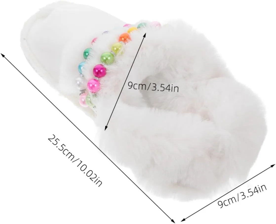 FRCOLOR Plush Lining Cotton Slipper Cover Liner Thick Inserts Insoles Inner Soles for Shoes Inner Lining Fleece