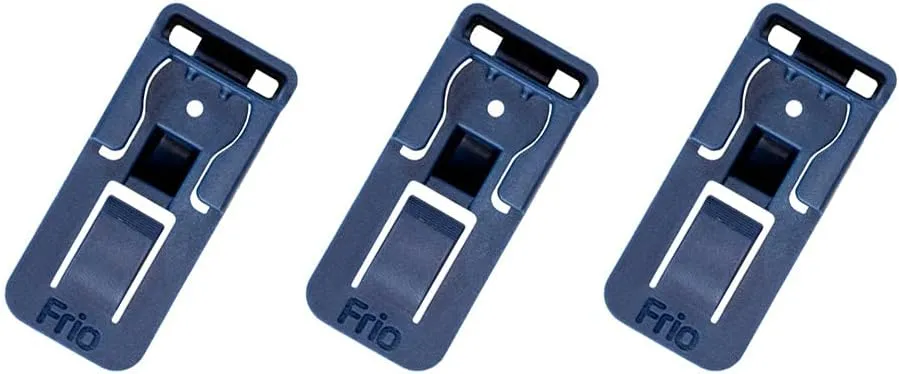 Frio Hold Versatile Locking Cold Shoe Mount - Durable Dual Lock, Secure with Easy Slip and Clip Cold Shoe - Ideal for Devices and Gadgets - Three Pack