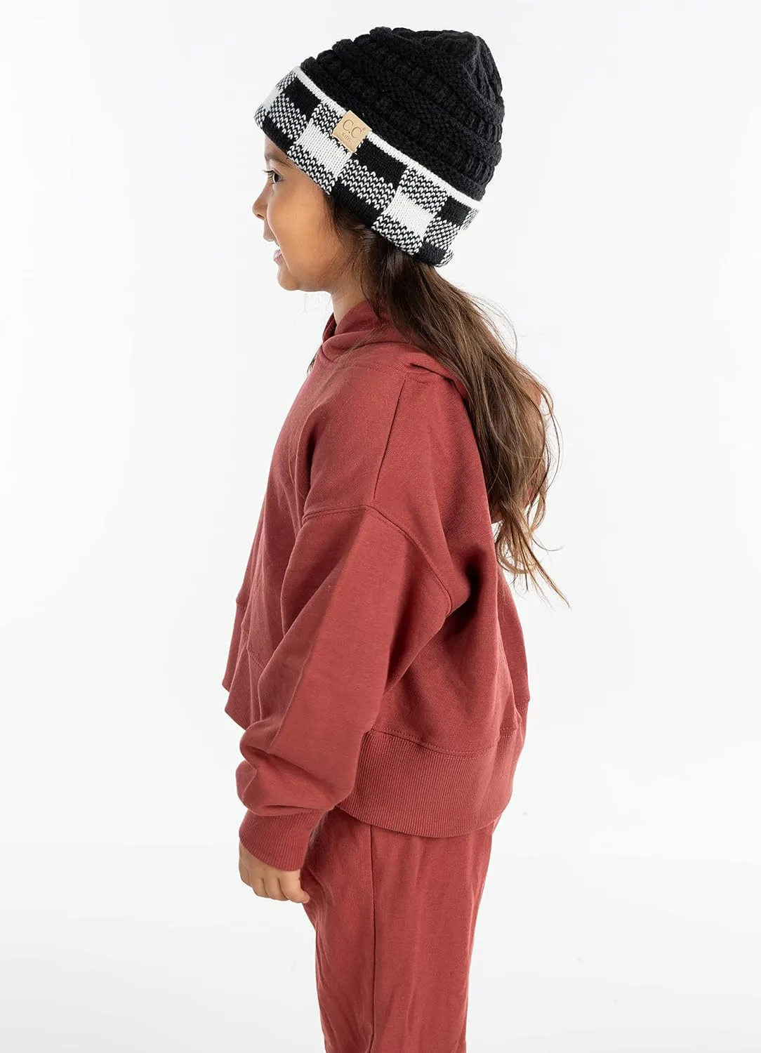 Funky Junque Kids Cozy Ribbed Beanie - Warm Winter Knit Cap for Toddlers