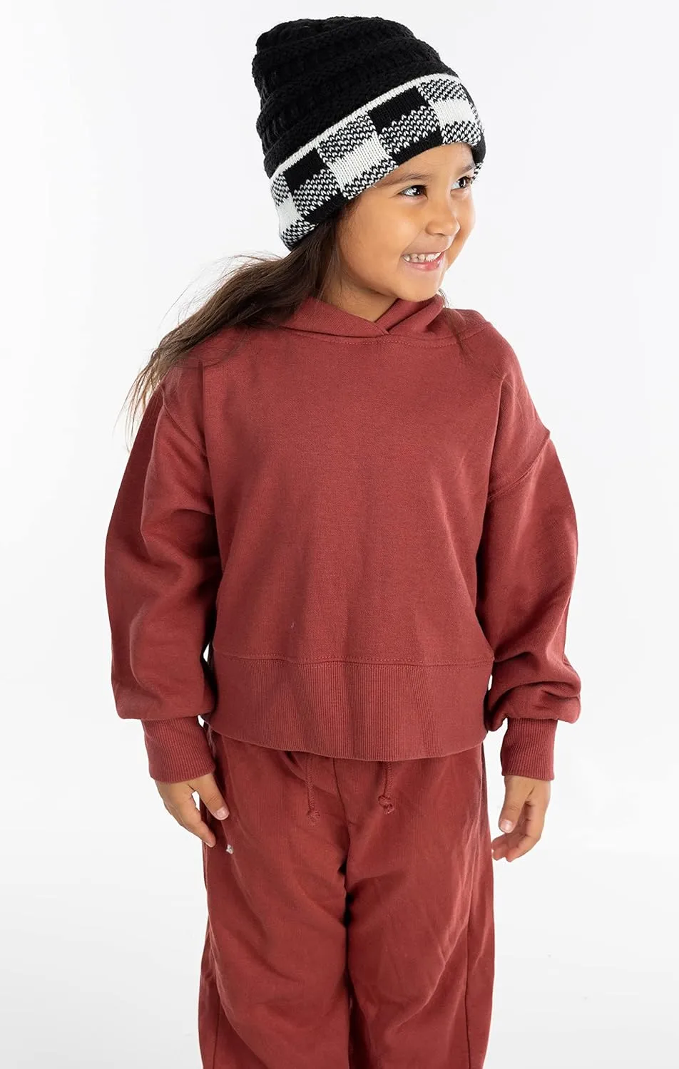 Funky Junque Kids Cozy Ribbed Beanie - Warm Winter Knit Cap for Toddlers