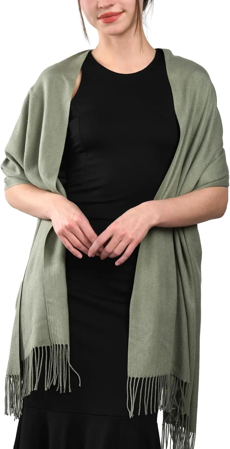 FURTALK Pashmina Shawls and Wraps for Evening Dress Women's Scarf Wedding Bride Bridesmaid Gifts Winter Scarves