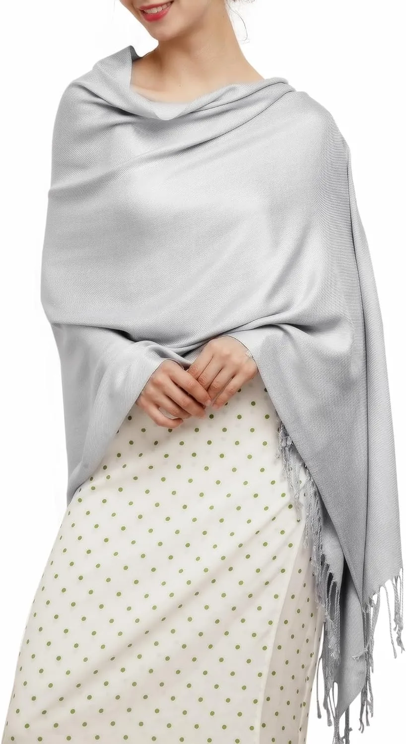 FURTALK Pashmina Shawls and Wraps for Evening Dress Women's Scarf Wedding Bride Bridesmaid Gifts Winter Scarves