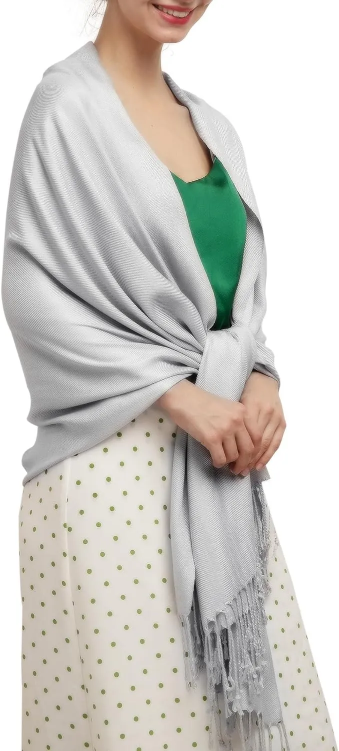 FURTALK Pashmina Shawls and Wraps for Evening Dress Women's Scarf Wedding Bride Bridesmaid Gifts Winter Scarves