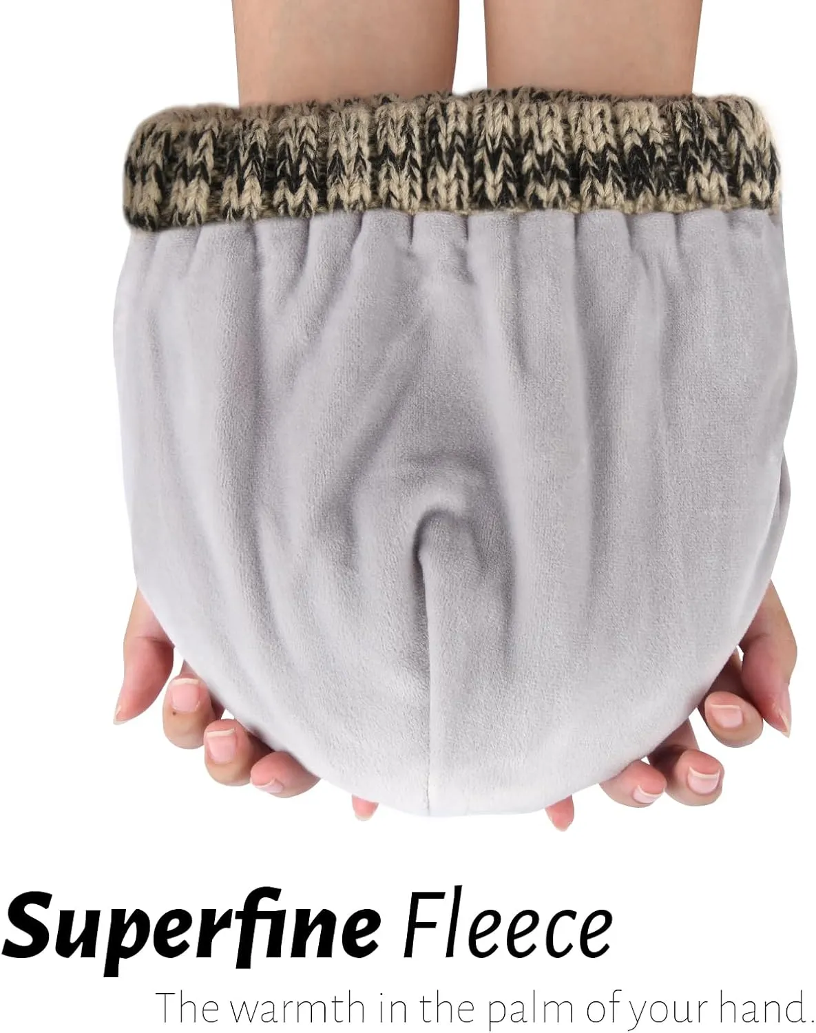 FURTALK Winter Hats for Women Fleece Lined Beanie Knit Chunky Womens Snow Cap