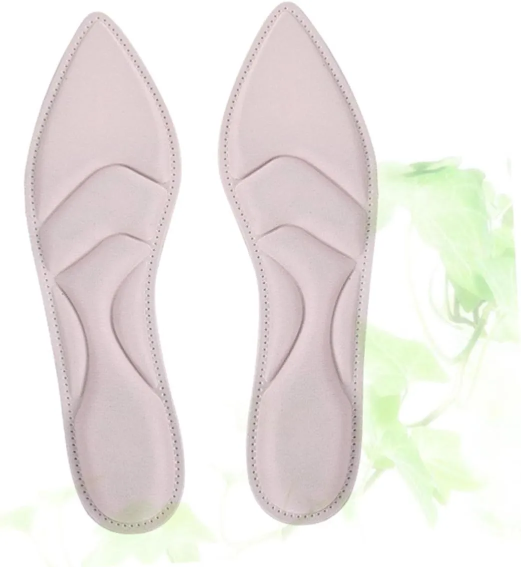 Gatuida Pcs Relaxation Absorption Breathable Insoles Comfortable Massage Pad for Walking Running Standing Life Enhancement