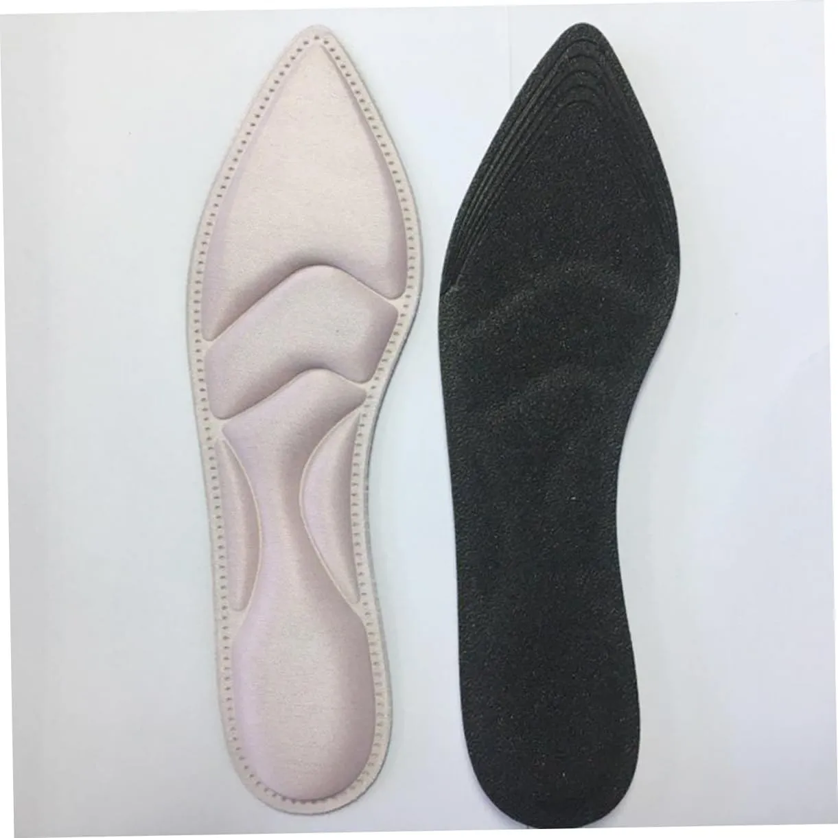 Gatuida Pcs Relaxation Absorption Breathable Insoles Comfortable Massage Pad for Walking Running Standing Life Enhancement
