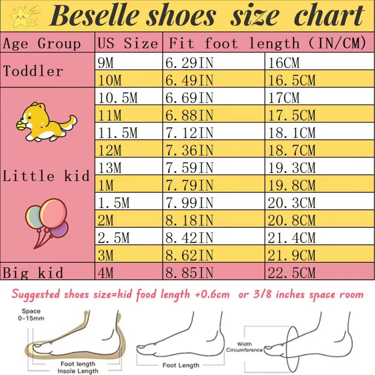 Girls Dress Mary Jane Ballet Flats Low Heels Princess Shoes