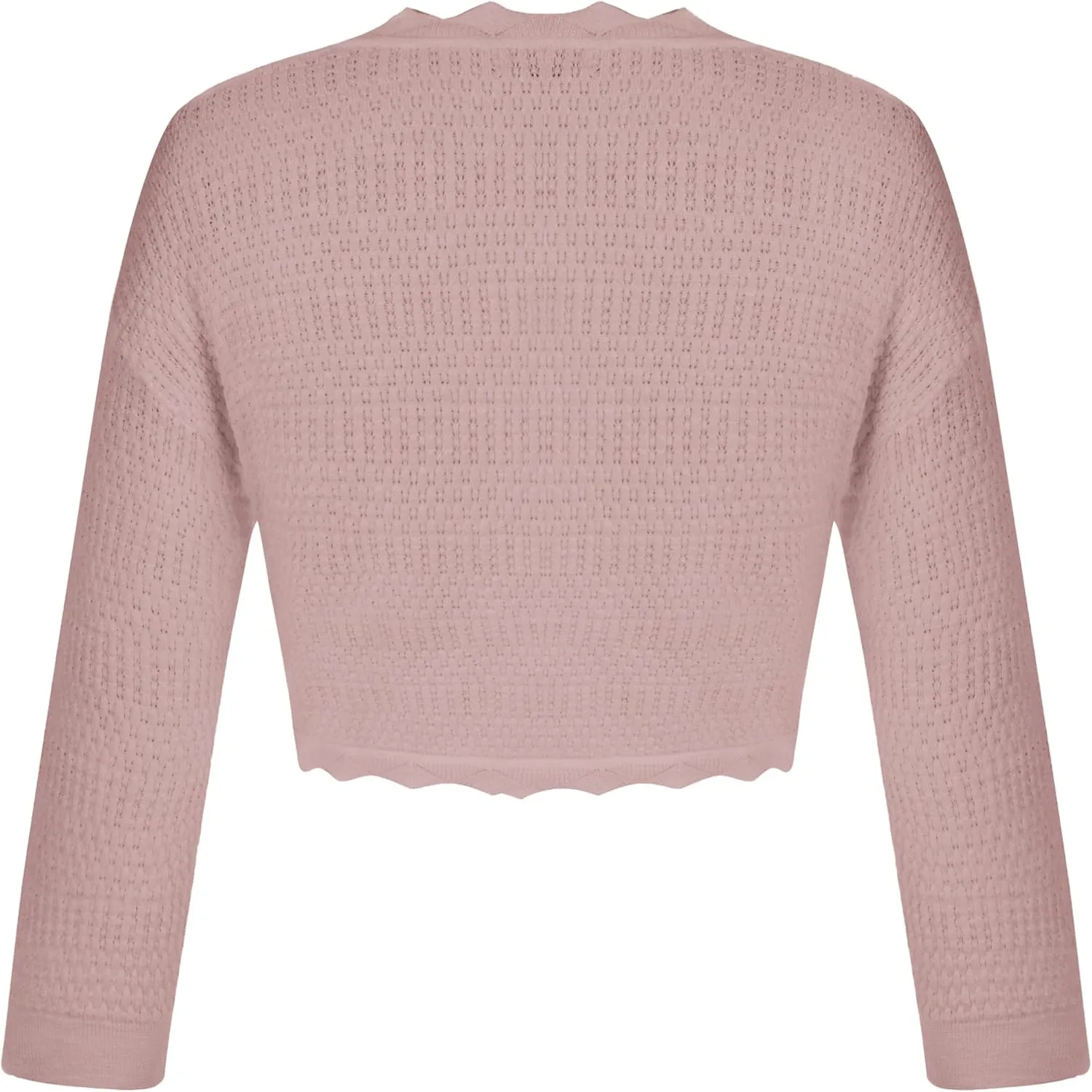 GRACE KARIN Women's 3/4 Sleeve Bolero Shrug Lightweight Open Front Cropped Cardigan Knit Shrugs for Dresses
