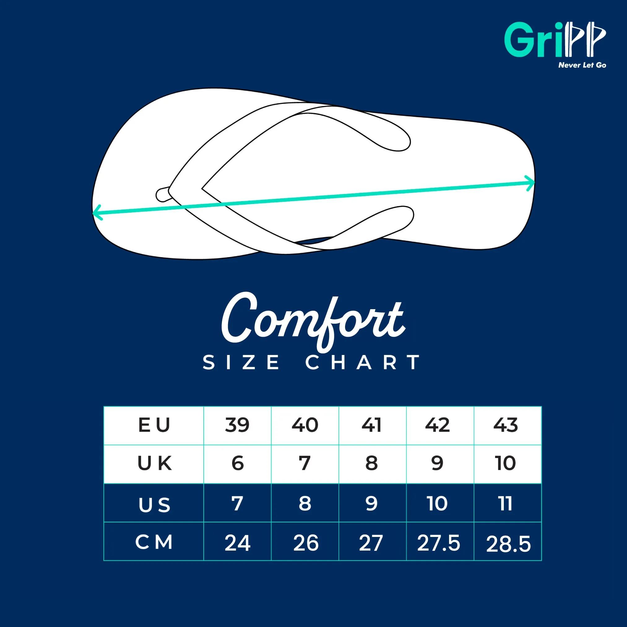 GriPP Comfort Sandals Unisex – Stylish, Durable & Perfect for All-Day Wear (Model B)