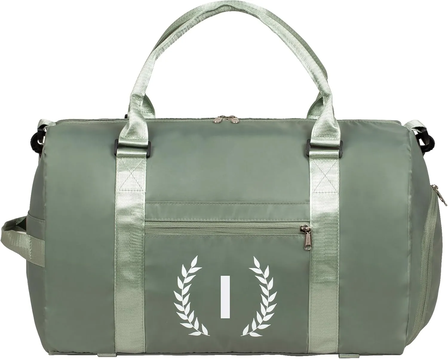 Gym Duffel Bag, Red, Personalized with Initials, Spacious with Shoe Compartment, Wet Pocket, Mat Strap, Travel-Friendly, Versatile Carry Options Materials