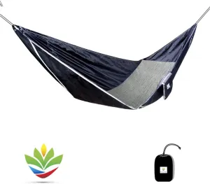 Hammock Bliss Sky Bed - Hangs Like A Hammock, Sleeps Like A Bed - Asymmetrical Design Hammock Tent with Integrated Inflatable Pad Sleeve for a Lay Flat & Insulated Camping Hammock Sleeping Experience