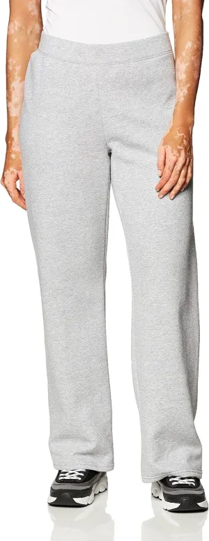 Hanes Women's Sweatpants, EcoSmart Fleece Open Bottom Sweatpants for Women, Regular & Petite Sizes