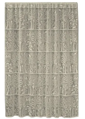 Heritage Lace 60 x 96 in. Rabbit Hollow Panel, Cafe