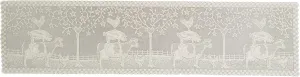 Heritage Lace Farmhouse Table Runner, Natural