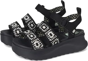 Hey Dude Women's Delray Buckle Cottage Crochet Loafer