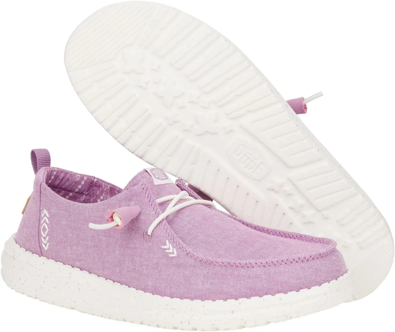 Hey Dude Women's Wendy Chambray Lace-Up Loafer