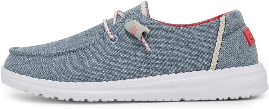 Hey Dude Women's Wendy Chambray Lace-Up Loafer