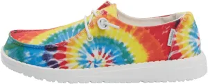 Hey Dude Women's Wendy Mandala Tie Dye Size 11 | Women’s Shoes | Women’s Lace Up Loafers | Comfortable & Light-Weight