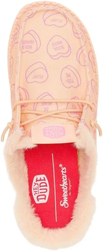 HEYDUDE Wendy Slip X Sweethearts Peach/Pink
