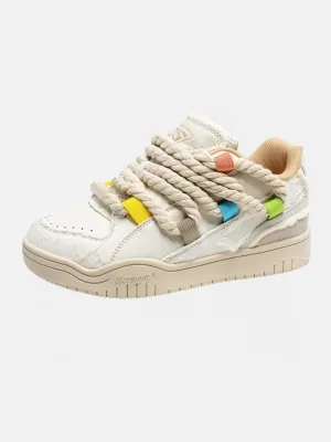 Hip-hop Versatile Dirty Braid Bread Shoes