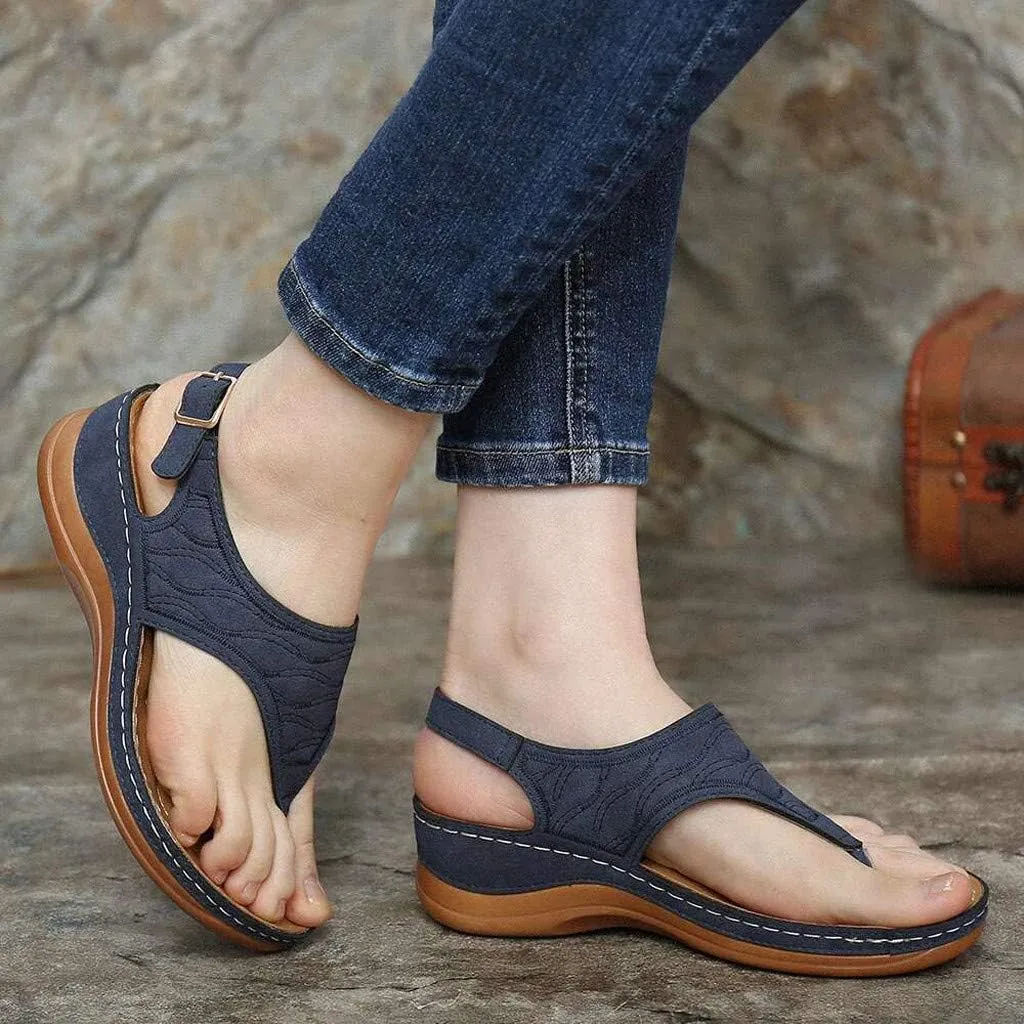 House Shoes with Arch Support for Women Womens Orthopedic Sandals 9 Black Strappy Sandals Wedge Heel Sandals Plantar Fasciitis Dress Shoes Women Sandals for Older Women Comfortable