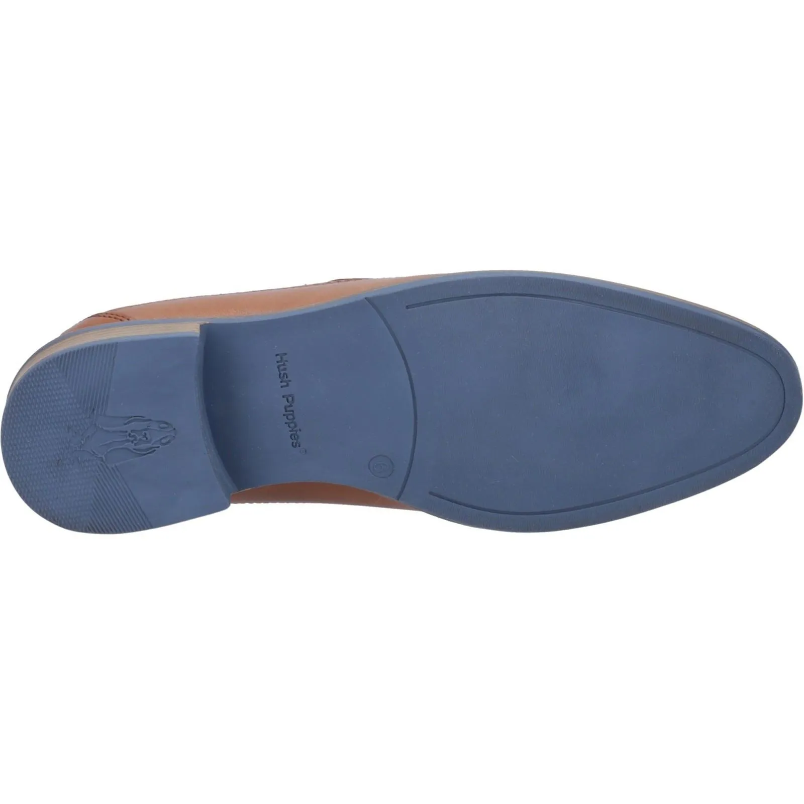 Hush Puppies Donovan Leather Men's Tan Slip-On Shoes