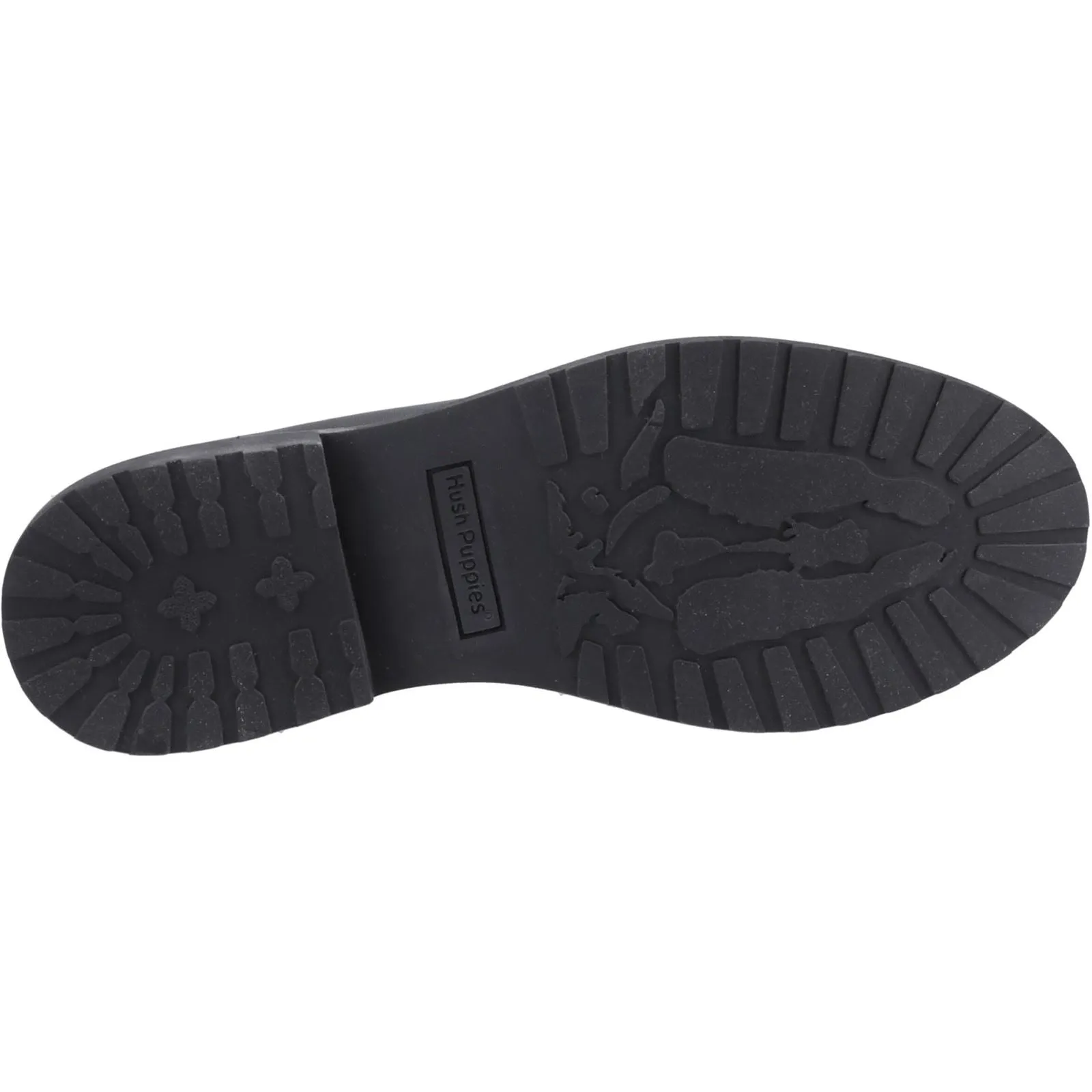 Hush Puppies Verity Kiltie Leather Women's Black Loafers