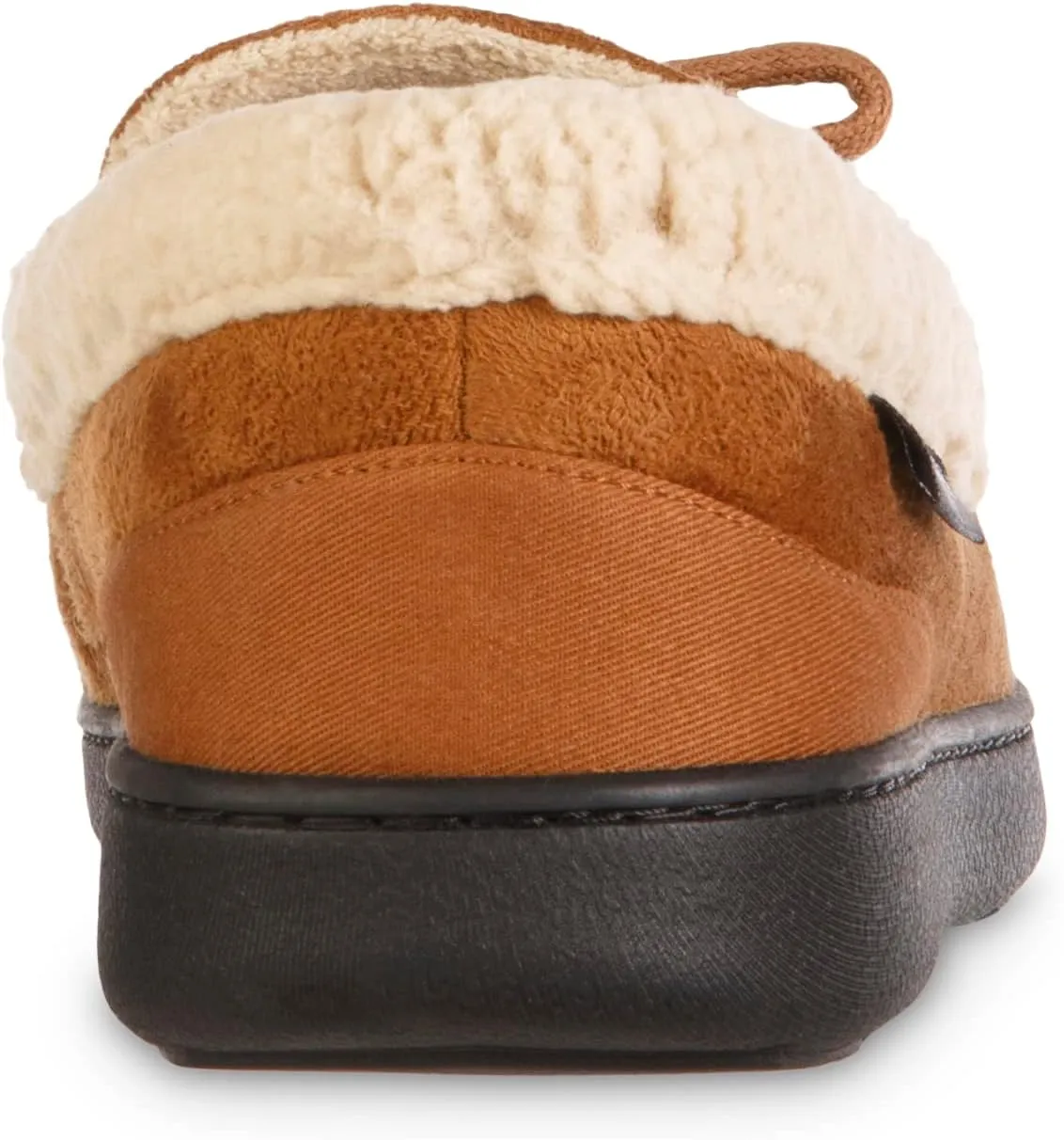 isotoner Men's Recycled Advanced Memory Foam Microsuede Vincent Eco Comfort Moccasin Slippers