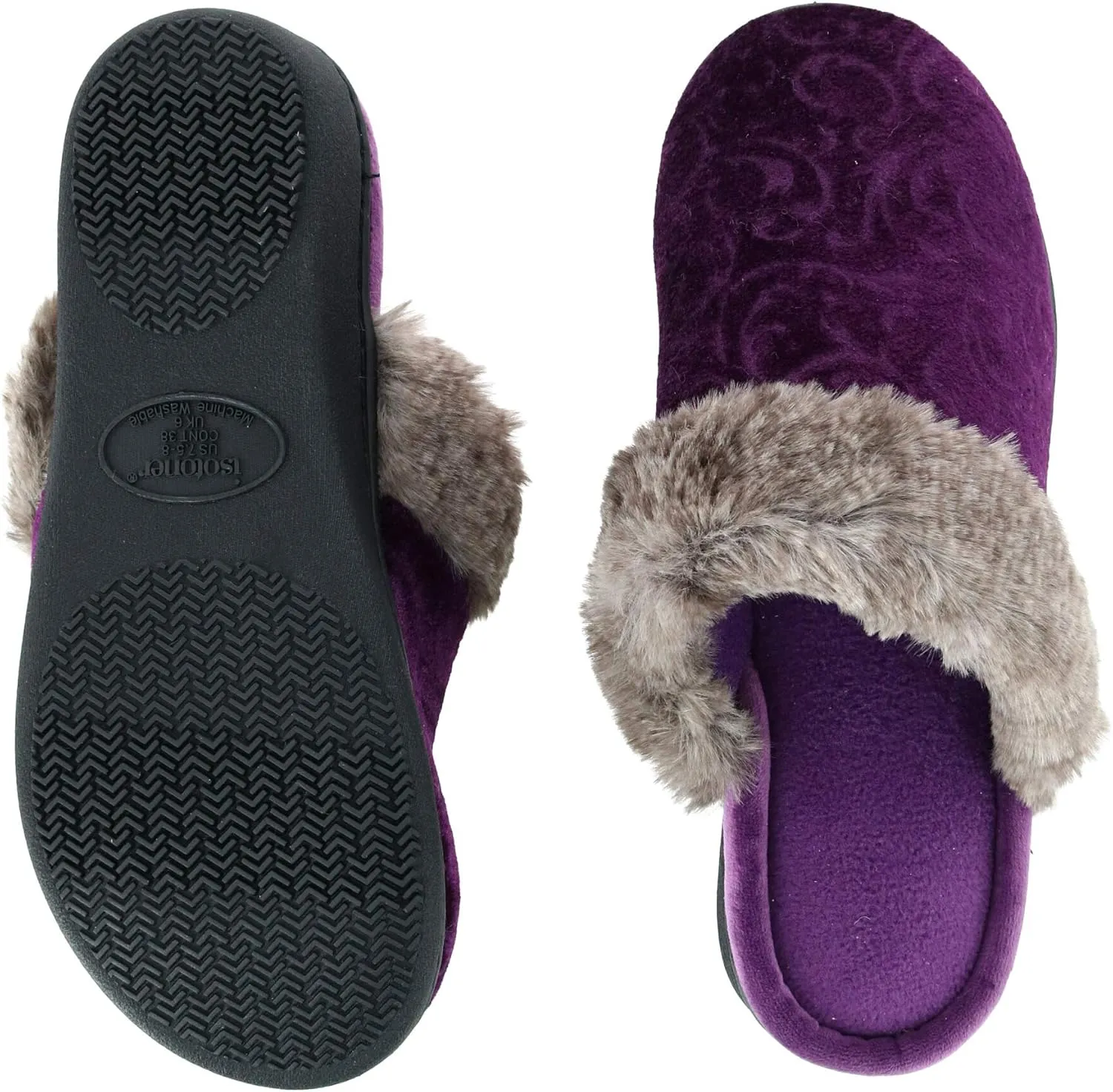 isotoner Womens Patterned Clog