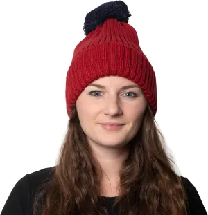 isotoner Women's Standard Water Repellent Cold Weather Soft Cozy Knit Hat with Yarn Pom