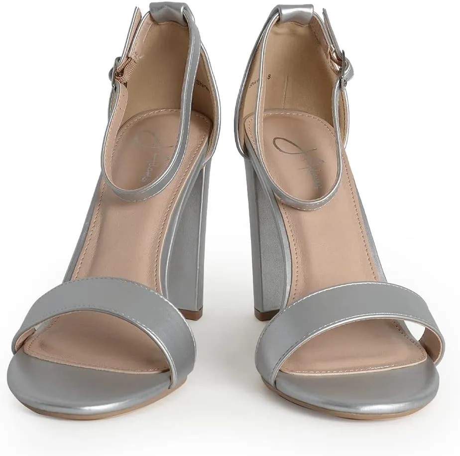 J. Adams Shirley Heels for Women - Ankle Strap High Heel Dressy Sandals