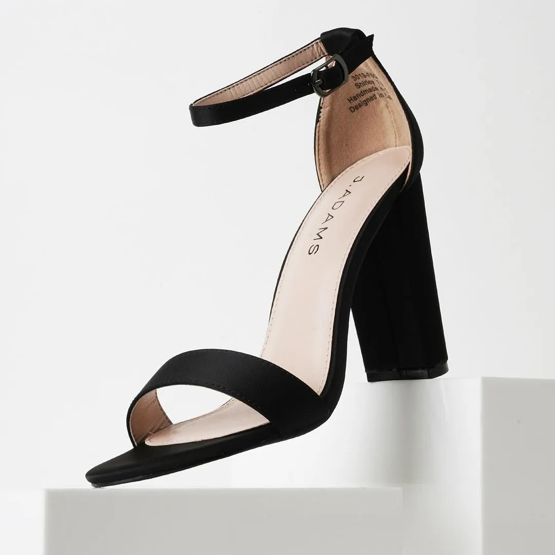 J. Adams Shirley Heels for Women - Ankle Strap High Heel Dressy Sandals