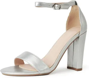 J. Adams Shirley Heels for Women - Ankle Strap High Heel Dressy Sandals