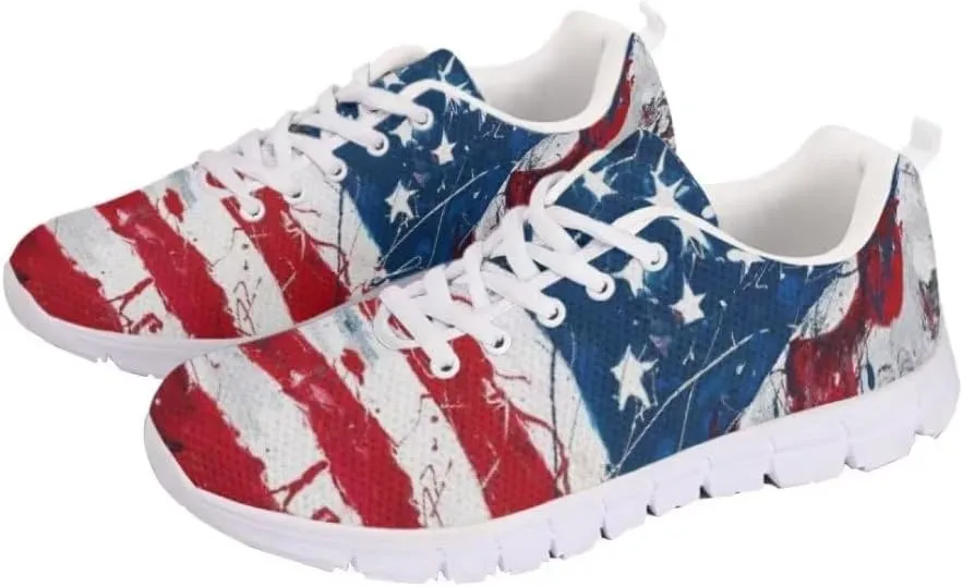 Jeiento Women Trainers Sports Running Shoes Causal Travel Walking Flat Shoe Lace-up Breathable for Lady Teenager Girls