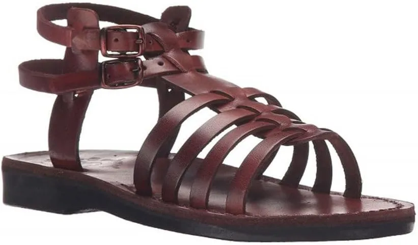 Jerusalem Sandals Leah - Leather Gladiator Sandal - Womens Sandals