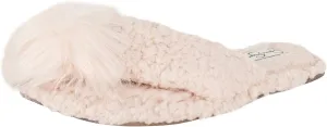 Jessica Simpson Women's Plush Marshmallow Slide-On Sandal House Slippers with Memory Foam
