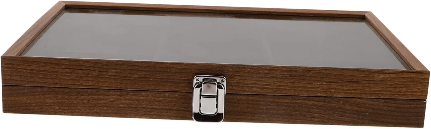 Jewelry Organizer Box Wooden Bracelet Storage Handwoven Flat Wicker Watch Holder Necklace Display Home Dec