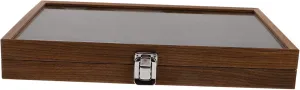Jewelry Organizer Box Wooden Bracelet Storage Handwoven Flat Wicker Watch Holder Necklace Display Home Dec