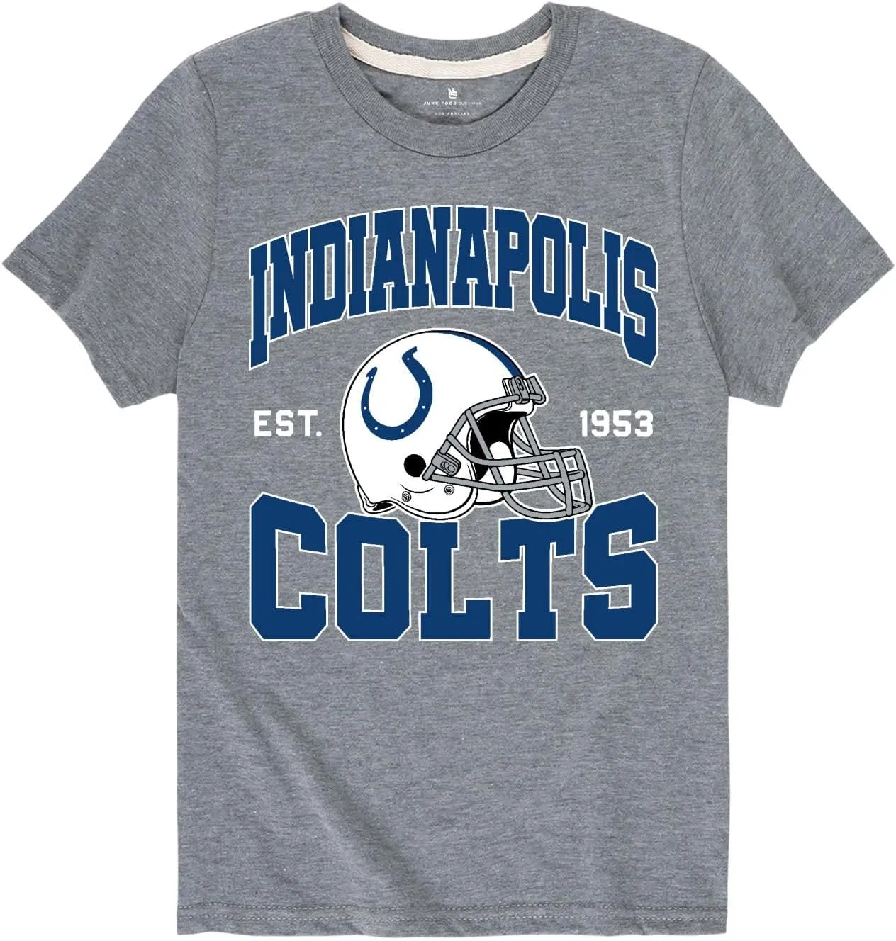 Junk Food Clothing x NFL - Team Helmet - Kids Short Sleeve Fan Shirt for Boys and Girls - Officially Licensed NFL Apparel