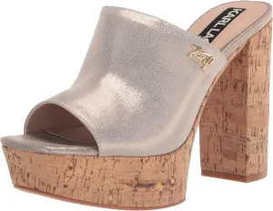 KARL LAGERFELD womens Hensley Plaform Sandal