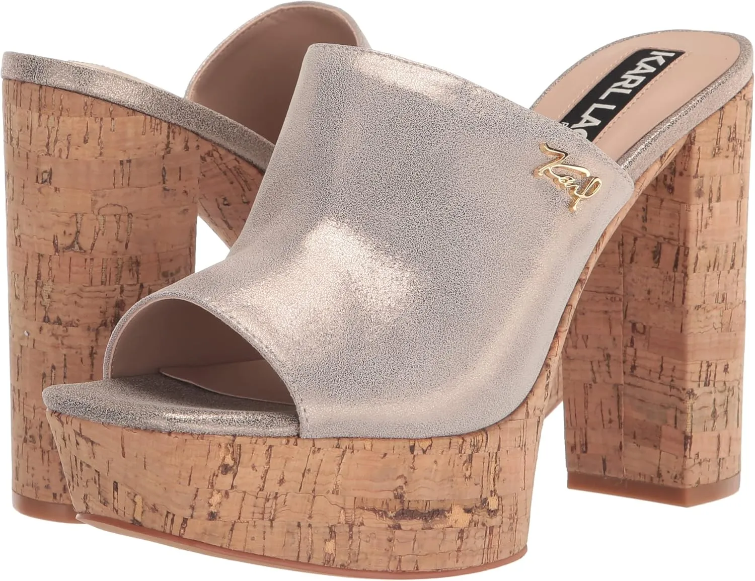 KARL LAGERFELD womens Hensley Plaform Sandal