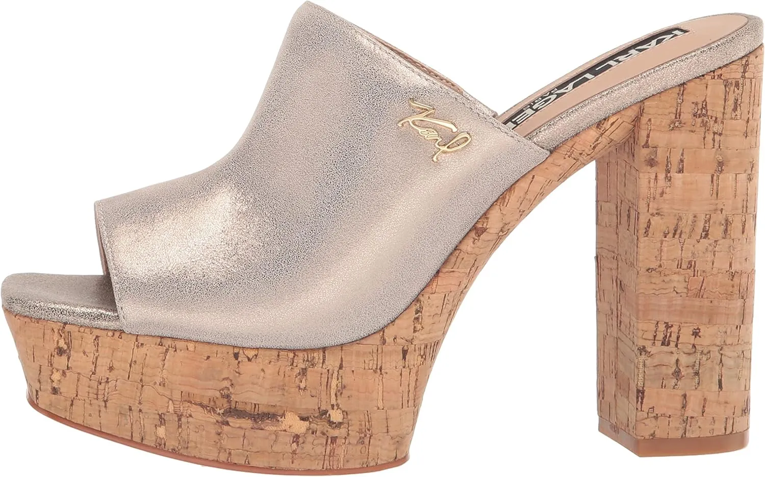 KARL LAGERFELD womens Hensley Plaform Sandal