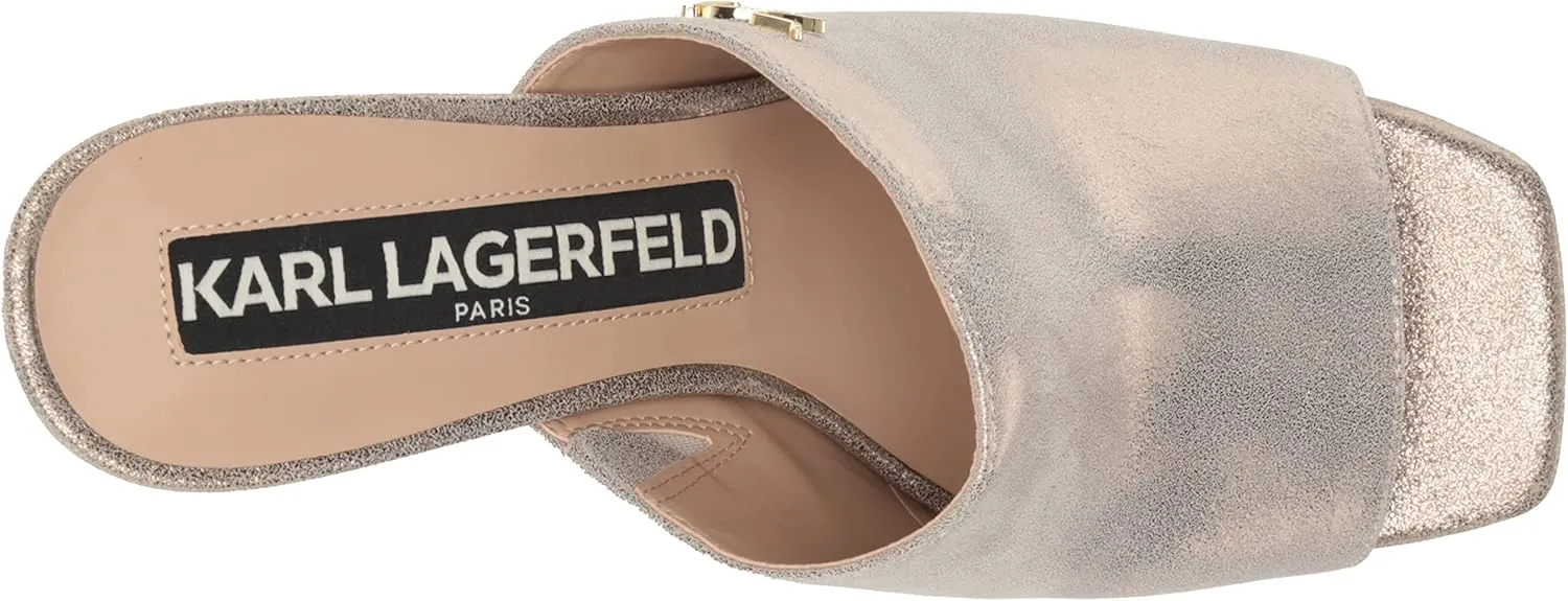 KARL LAGERFELD womens Hensley Plaform Sandal