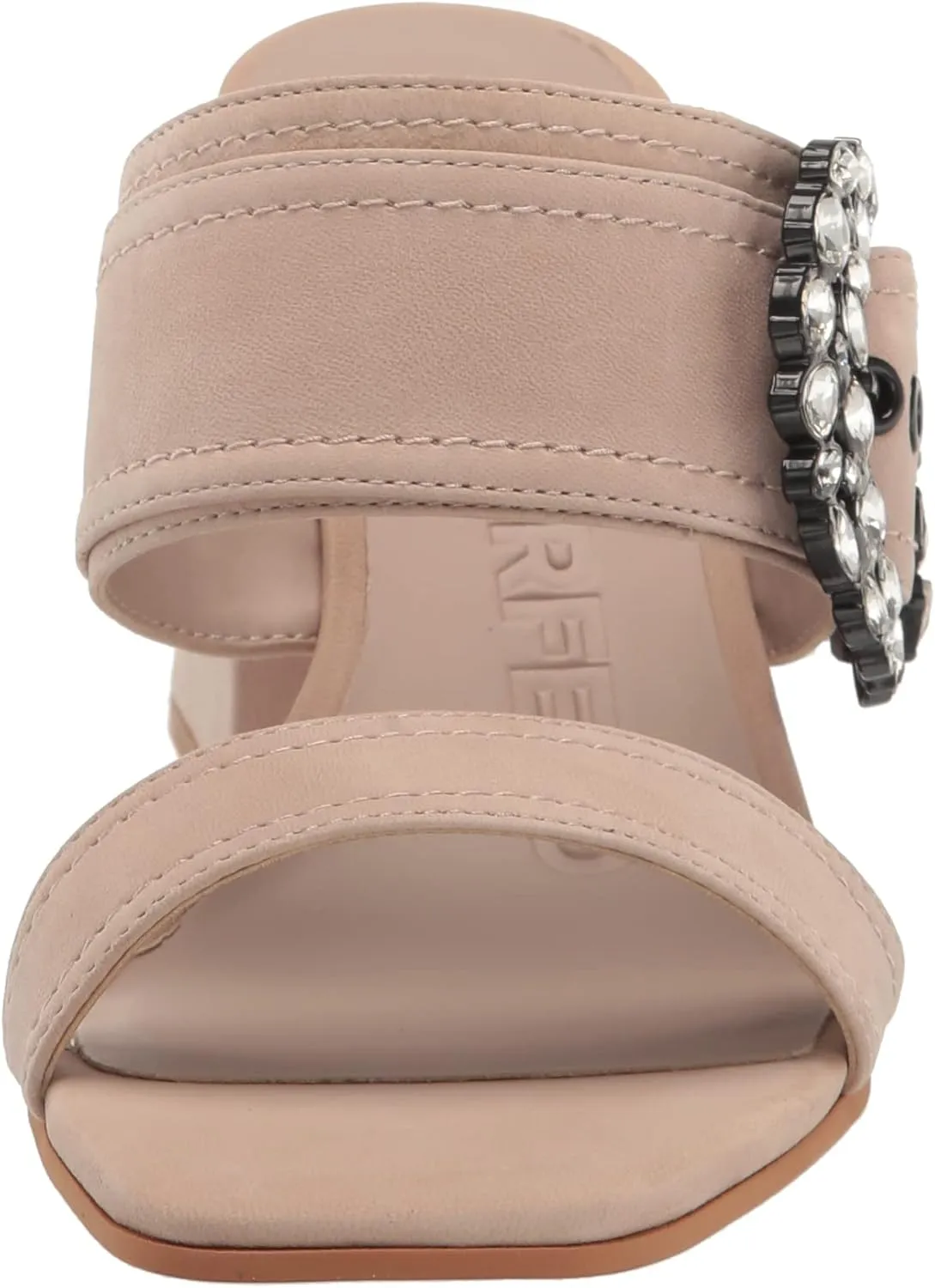 KARL LAGERFELD womens Sylvie Ornamented Dress Sandal