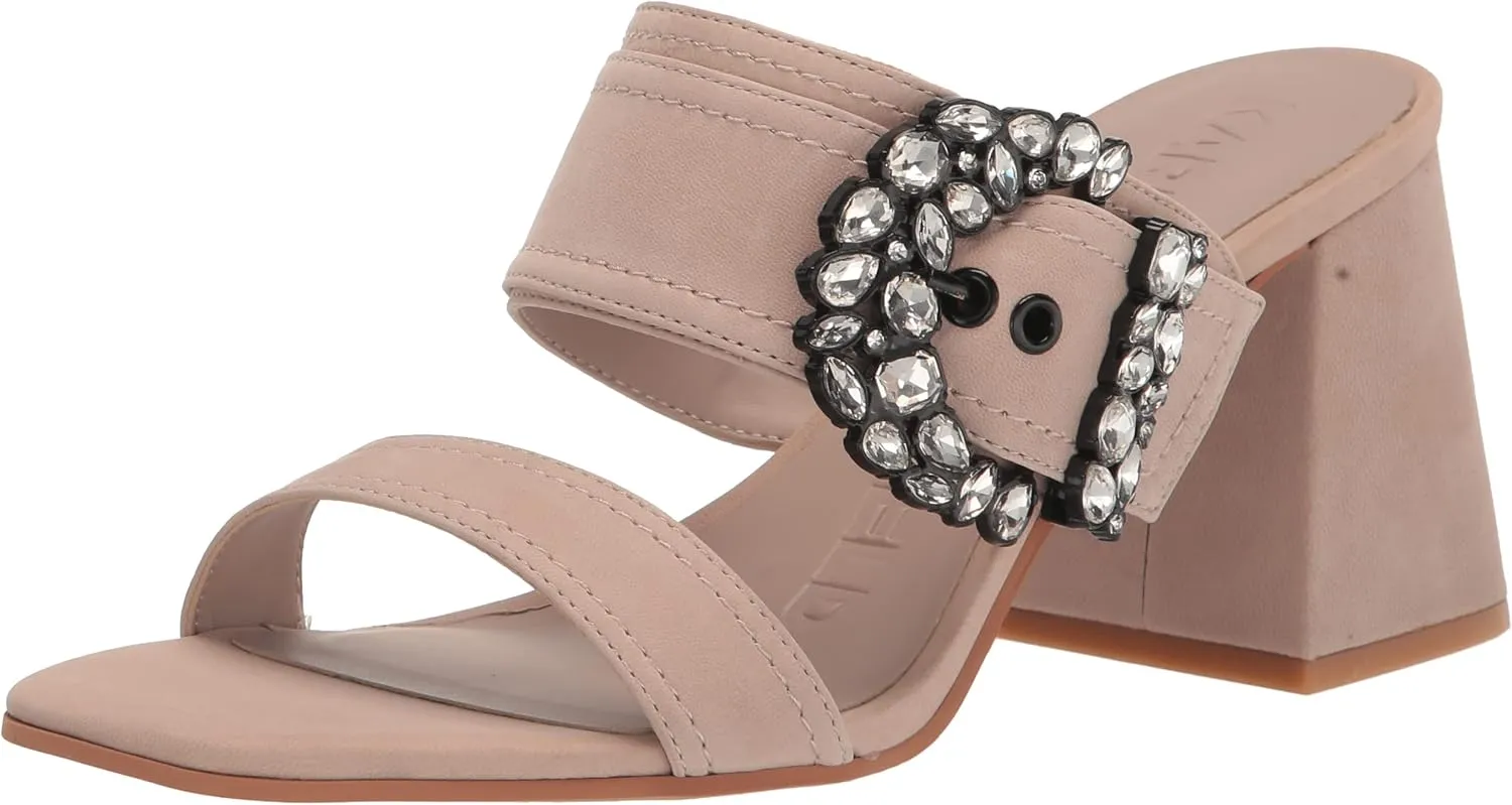 KARL LAGERFELD womens Sylvie Ornamented Dress Sandal