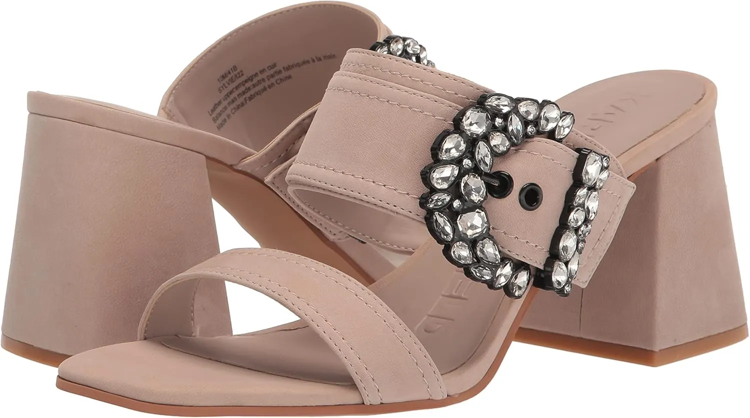KARL LAGERFELD womens Sylvie Ornamented Dress Sandal